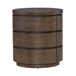 Cascade Falls - Round End Table - Satin Espresso