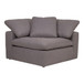 Clay - Livesmart Fabric Corner Chair - Light Gray