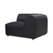 Form - Leather Corner Chair - Vantage Black