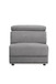 Alwin - Armless Chair - Dark Gray Fabric