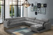 Alwin - Modular Lf Sofa - Dark Gray Fabric