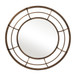 Metal Frame Wall Mirror 28" - Gold