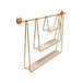 Metal / Wood 3-Tier Hanging Wall Shelf 29" - White