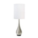 Metal Teardrop Table Lamp 40" - Silver
