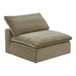Clay - Performance Fabric Slipper Chair - Light Brown