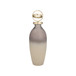 Glass Bottle With Sphere Lid 16" - Gray