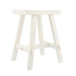 Wood 20" Rectangular Stool - White Wash