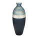 Glass Tri-colored Glittered Vase 18" - Multi
