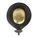 Metal 15" Round Votive Holder - Black/Gold