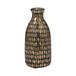 Glass 9" Mosaic Vase - Copper