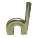 Metal 12" Double Arch Vase - Champagne