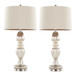 Spade - 30" Glass Table Lamp (Set of 2) - Beige