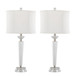 Diamond - Torch 25" Crystal Table Lamp (Set of 2) - White
