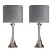 Lenuxe - 24" Metal Table Lamp (Set of 2) - Steel Base