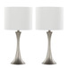 Lenuxe - 24" Metal Table Lamp (Set of 2) - Steel Base