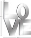 Love - Mirror - Pearl Silver