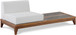 Rio - Chair With Integrated Table - Off White