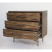 Monteray Carved Wood Chest - Brown