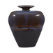 Neader Small Ceramic Vase - Dark Brown