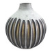 12" Abbot Medium Glass Vase - Gray