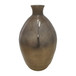 Glass 19" Bulbous Vase - Champagne