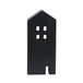 8" Wood House Decor - Black