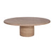 47" Winston Travertine Stone Coffee Table KD 2 Box - Ivory / Beige