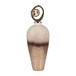 Glass 27" Vase Metal Swirl Topper - 2-Tone Bronze