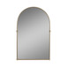 Arch Mirror With 4 Knobs - Gold