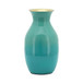 Metal Olpe Vase 9" - Green