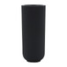 Ceramic 11" Ridged Vase - Black