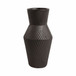 Modern Totem Vase 11" - Black