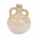 13" Bulbous Terracotta Eared Vase - Ivory