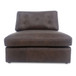 Thurlow - Leather Slipper Chair - Espresso Brown