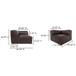 Form - Corner Chair - Espresso Brown