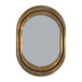 Sabel Oval Clad Mirror - Bronze