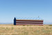Patriotic Barn By Piddix (Framed) - Blue