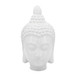 Ceramic Buddha Head 10" - White