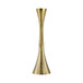 Metal Taper Candle Holder 10" - Brass