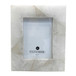 5" X 7" Edina Quartz Photo Frame - White