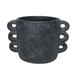 10" Arch Handle Planter - Black