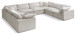 Plush - 8 Piece Modular Sectional