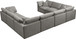 Plush - 8 Piece Modular Sectional