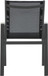 Nizuc - Outdoor Patio Dining Arm Chair With Gray Frame (Set of 2)