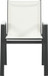 Nizuc - Outdoor Patio Dining Arm Chair With Gray Frame (Set of 2)