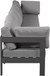 Nizuc - Outdoor Patio 6 Seat Modular Sofa With Gray Frame