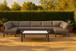 Nizuc - Outdoor Patio 7 Piece Modular Sectional With Gray Frame