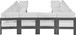 Nizuc - Outdoor Patio 10 Piece Modular Sectional With Gray Frame