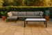 Nizuc - Outdoor Patio 5 Piece Modular Sectional With Gray Frame