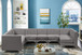Alina - 8 Piece Velvet Modular Sectional